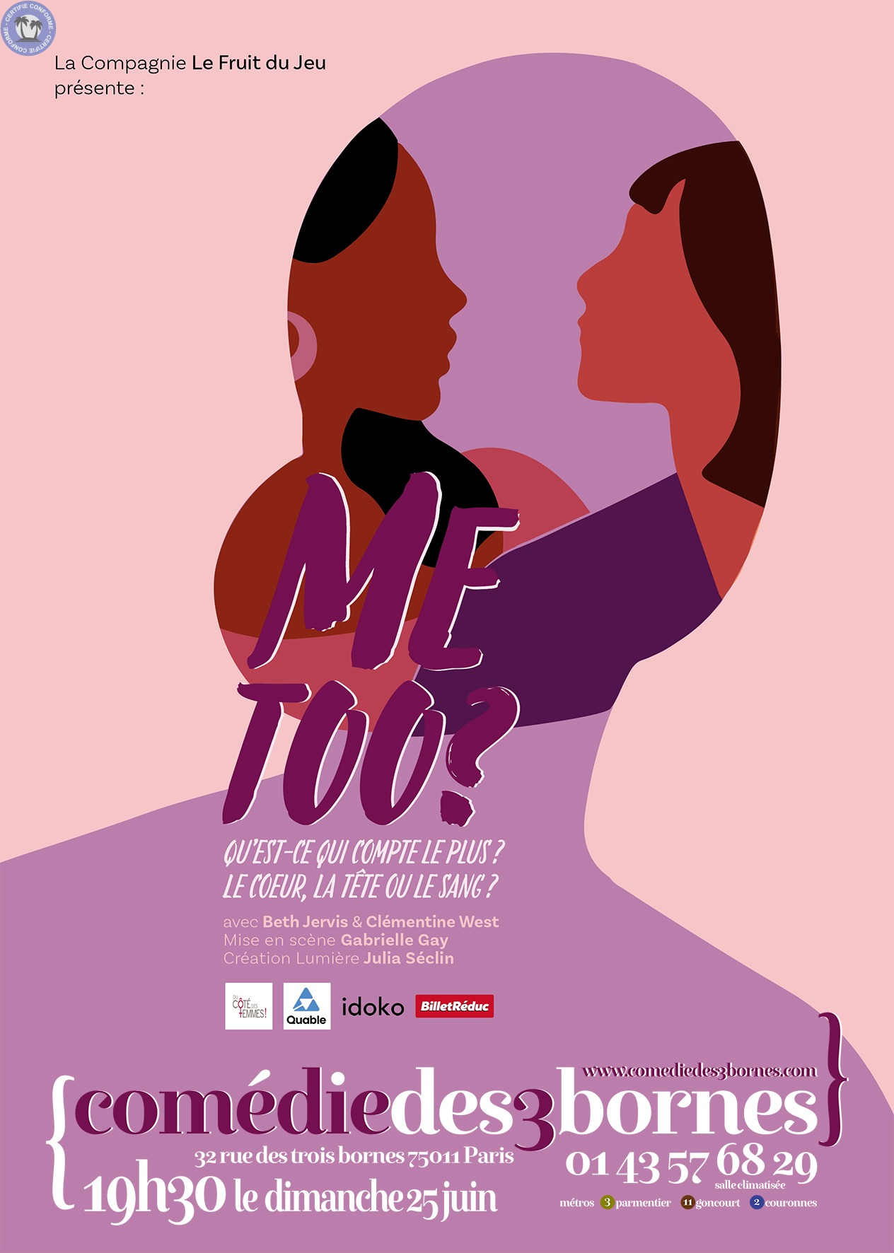 Metoo? - Sortie théâtre à Paris 11