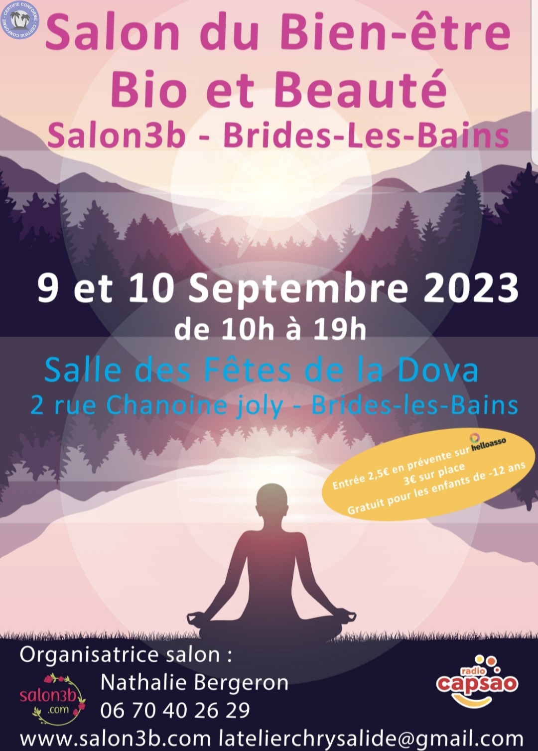 Salon du Bien-être bio Beauté à Brides les bains