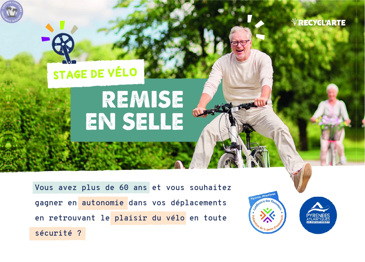 Vélo : Remise en selle seniors + 60 ans à Hendaye