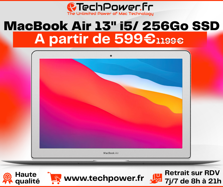 TechPower expert MacBook reconditionné & MacBook d'occasion à Paris